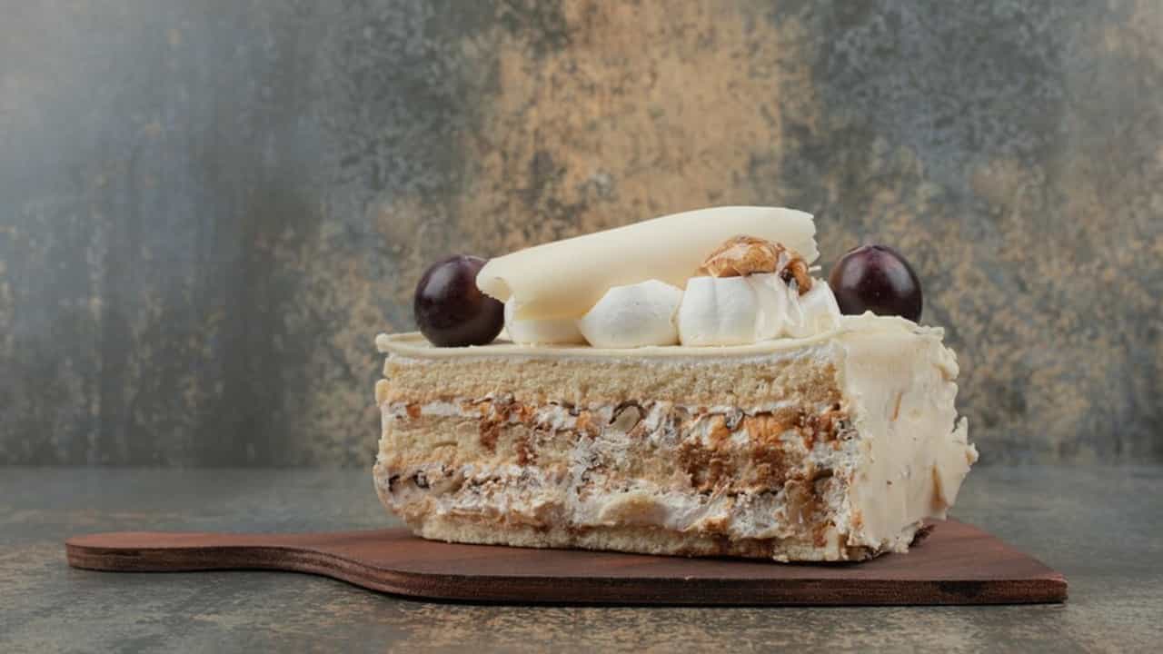 Preparei este bolo de chocolate branco e ficou incrível