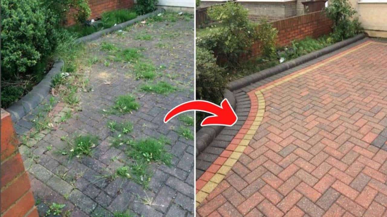 Este HERBICIDA CASEIRO funciona mais do que os do supermercado: Adeus ervas daninhas da calçada