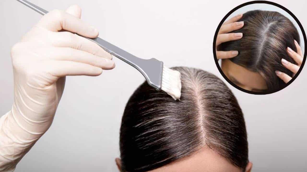 TINTA natural sem amônia ou peróxido para cobrir cabelos grisalhos!