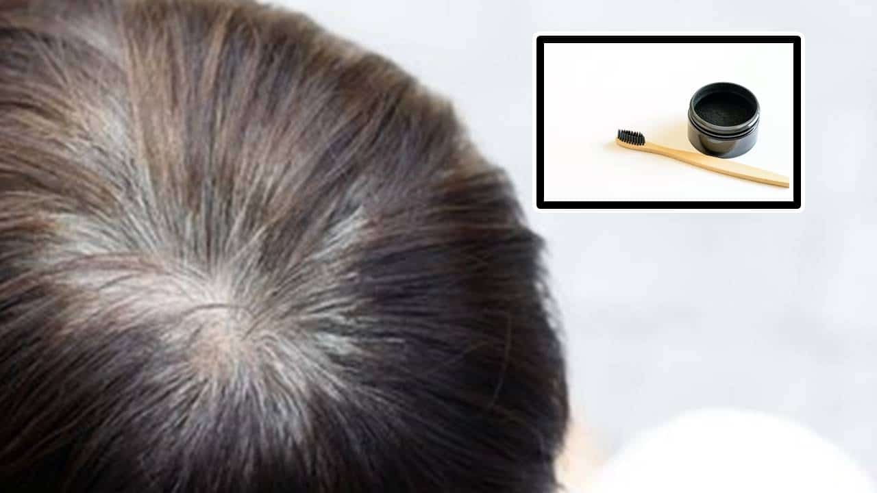 LIVRE-SE dos cabelos grisalhos com esta tintura natural de carvão ativado