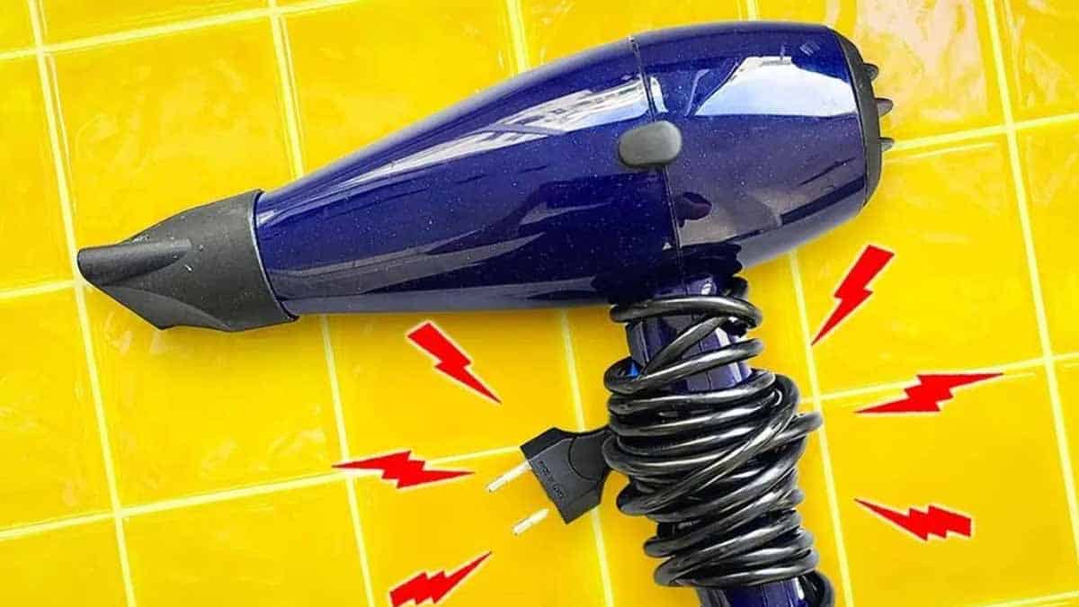 Por que você NÃO deve enrolar o fio do secador de cabelo no próprio aparelho? Este é um grande risco!