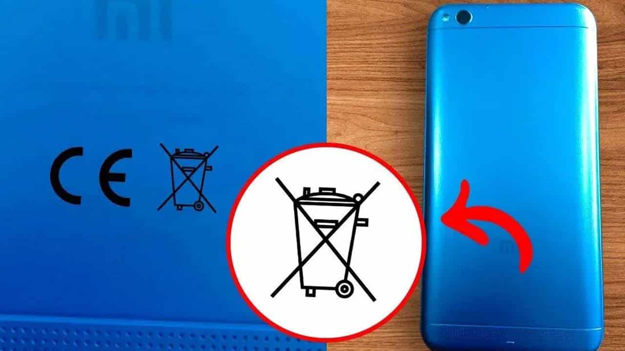 O que REALMENTE significa a lata de lixo na parte de trás do seu celular?