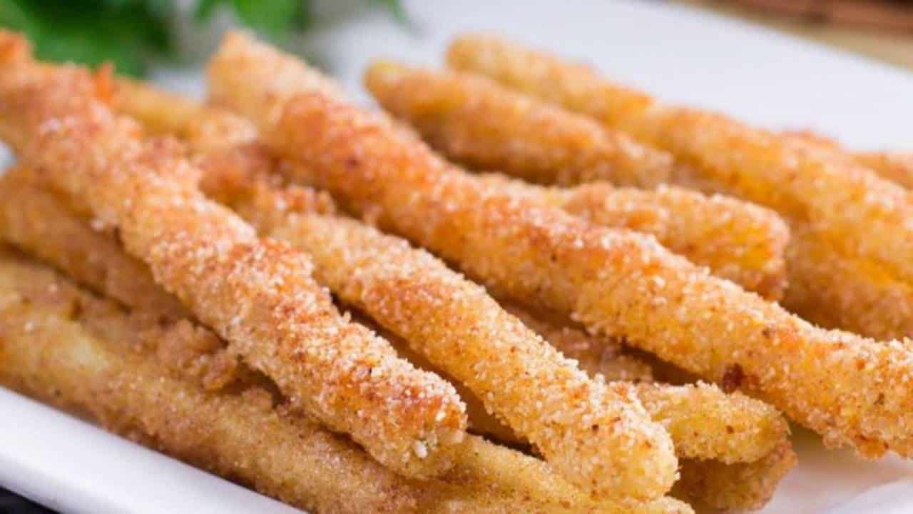 A MELHOR receita de batatas fritas crocantes de abóbora!