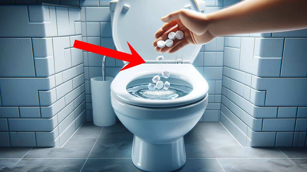 POR QUE você deve jogar 3 dipironas no vaso sanitário? Acontece algo impressionante!