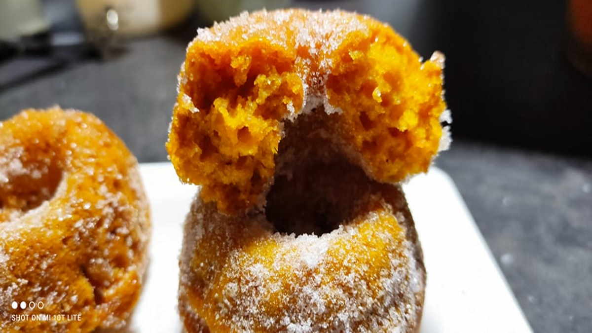 Bolinhos de abóbora assados ​​