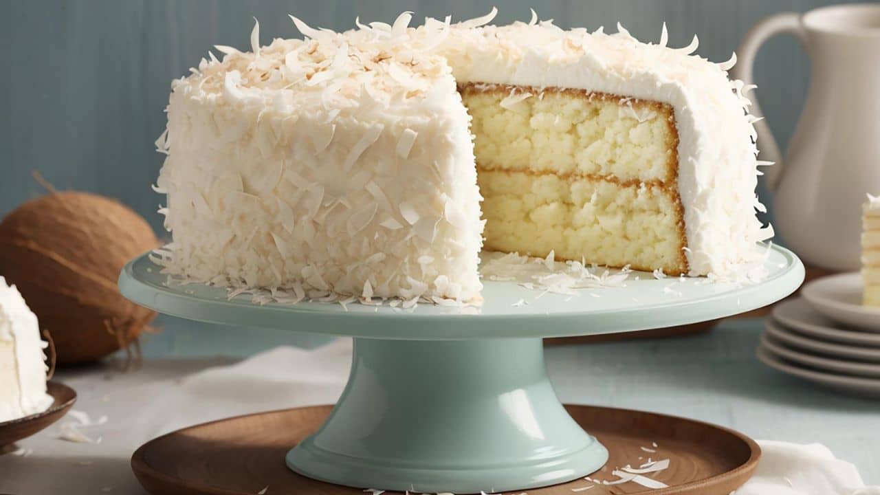 melhor bolo de coco cremoso