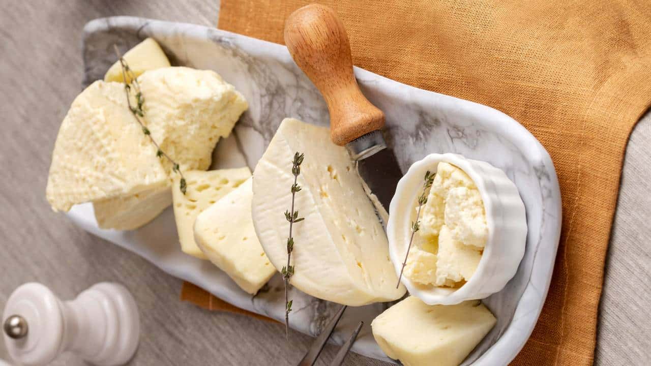 Receita fácil de queijo mussarela caseiro cremoso e delicioso!