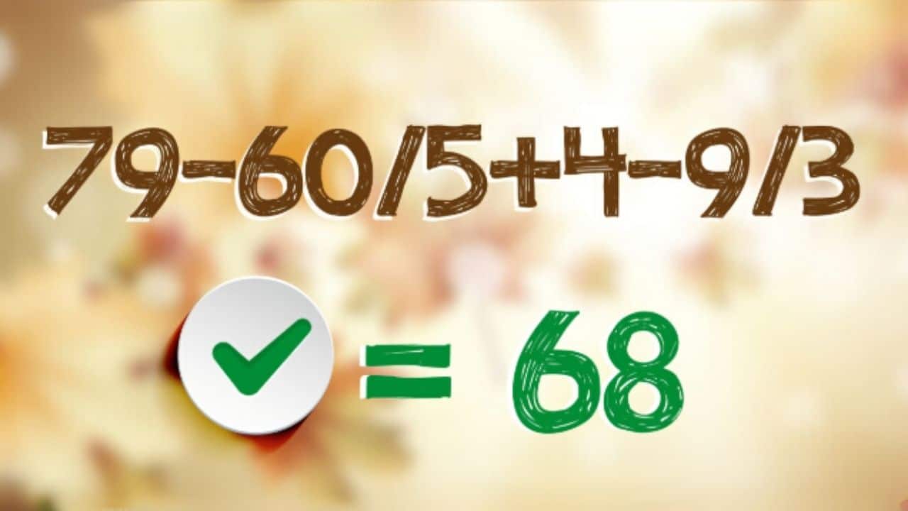 DESAFIO: Teste seu QI com esta equação, resolva em 8 segundos!