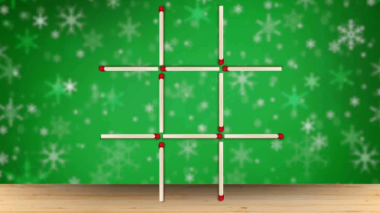 DESAFIO VIRAL: Mova 3 fósforos para criar 3 quadrados perfeitos!