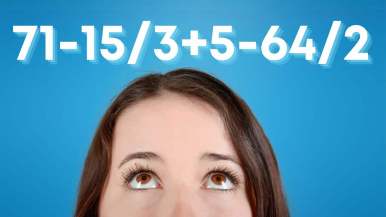 DESAFIO matemático: Seja genial e resolva em apenas 8 segundos!