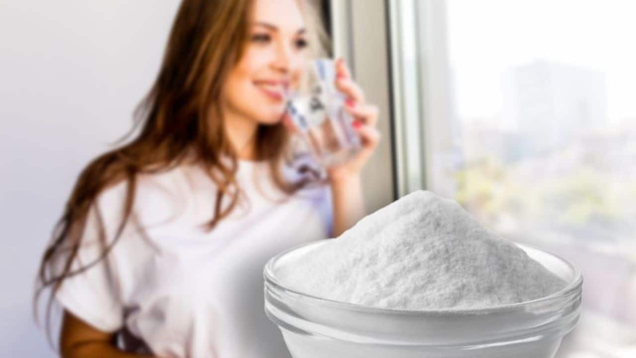 3 benefícios de beber água com bicarbonato de sódio