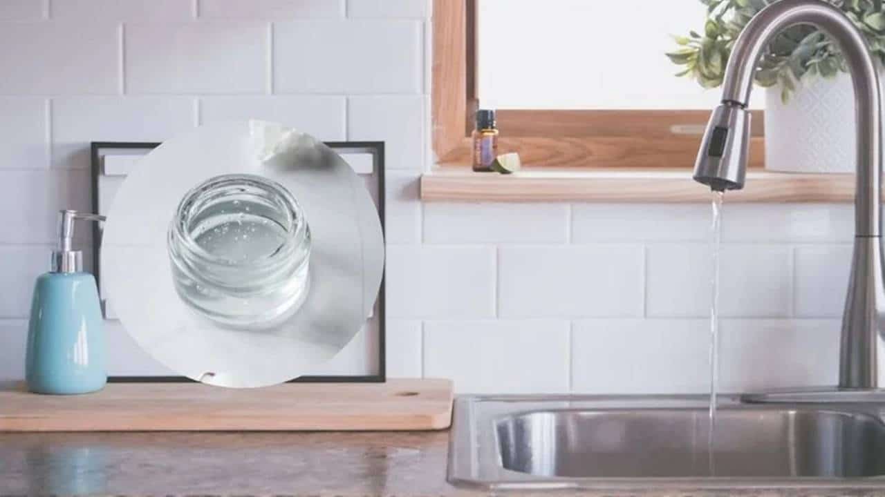 Gel caseiro para remover calcário de torneiras, pias e ralos